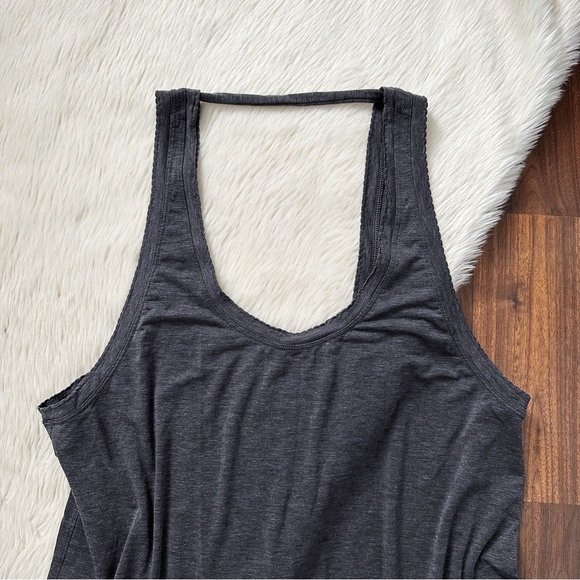Lululemon Tied To It Tank in Heathered Black - Picture 4 of 6